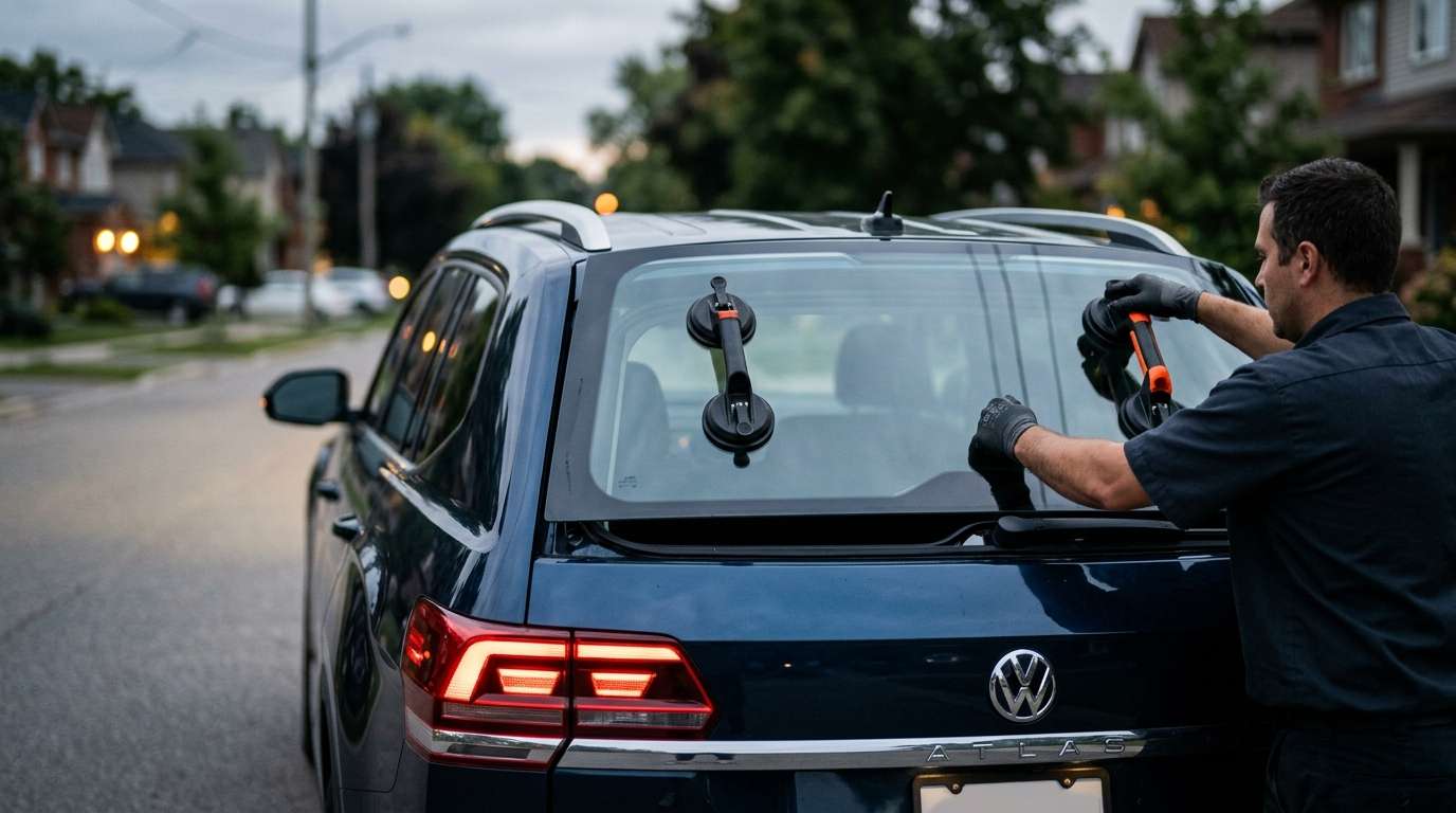 Back Glass Replacement for Volkswagen Atlas 2018-2023 by Alexwindshield