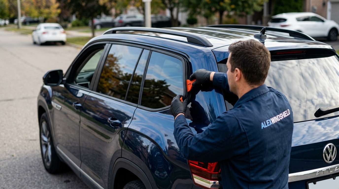 Quarter Glass Replacement for Volkswagen Atlas 2018-2023 by Alexwindshield