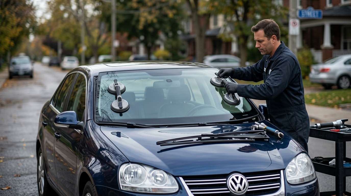 Windshield Replacement for Volkswagen Jetta 2005-2010 by Alexwindshield