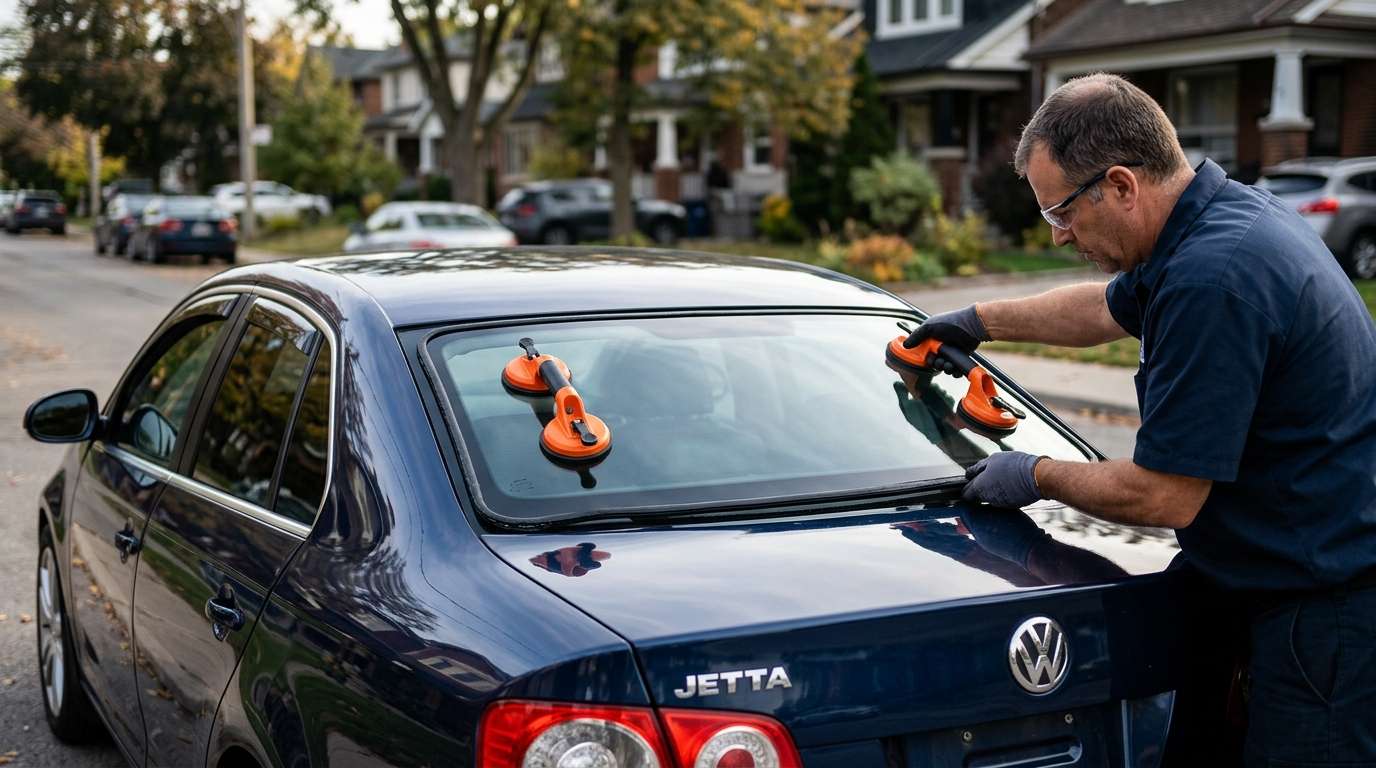 Back Glass Replacement for Volkswagen Jetta 2005-2010 by Alexwindshield