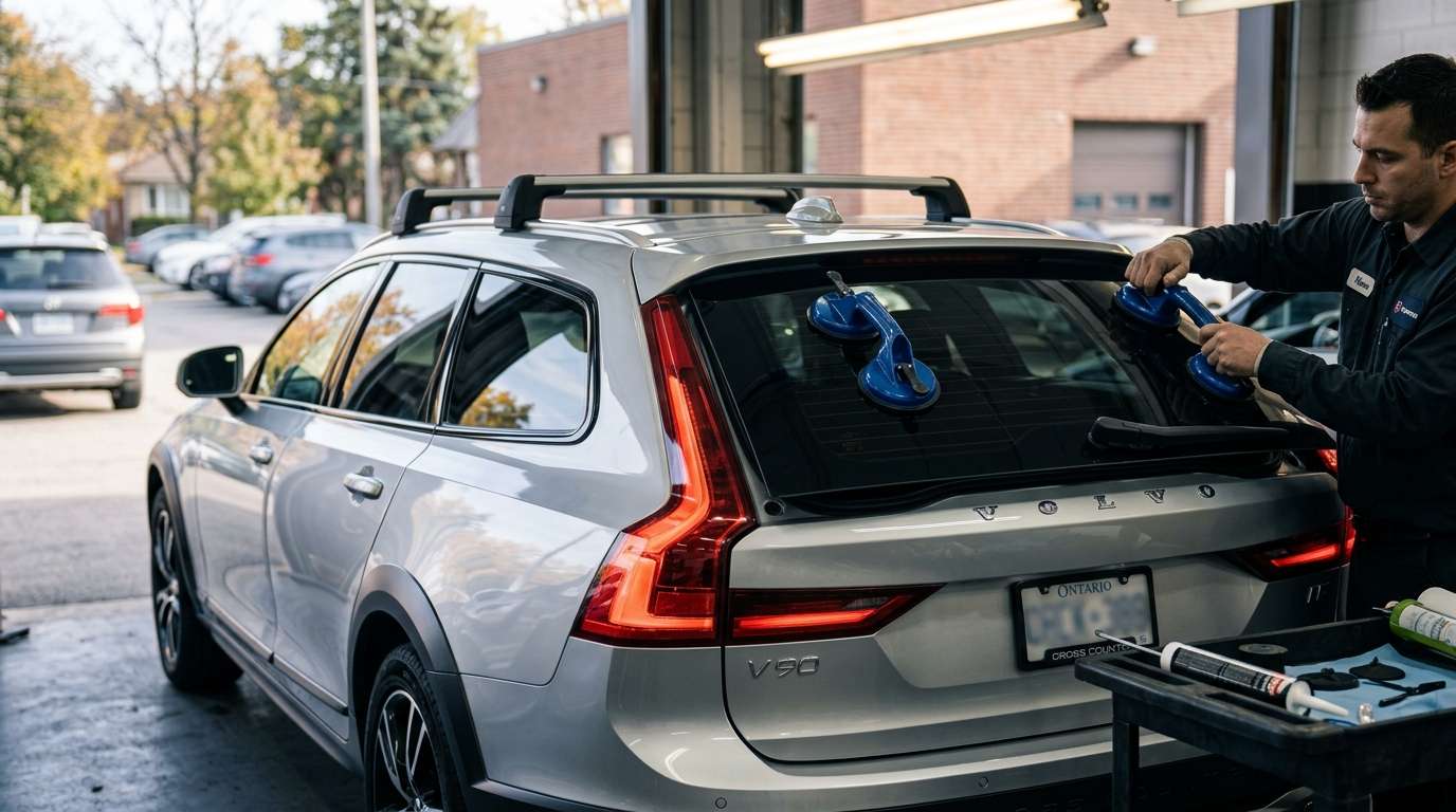 Back Glass Replacement for Volvo V90 Cross Country 2017-2027 by Alexwindshield