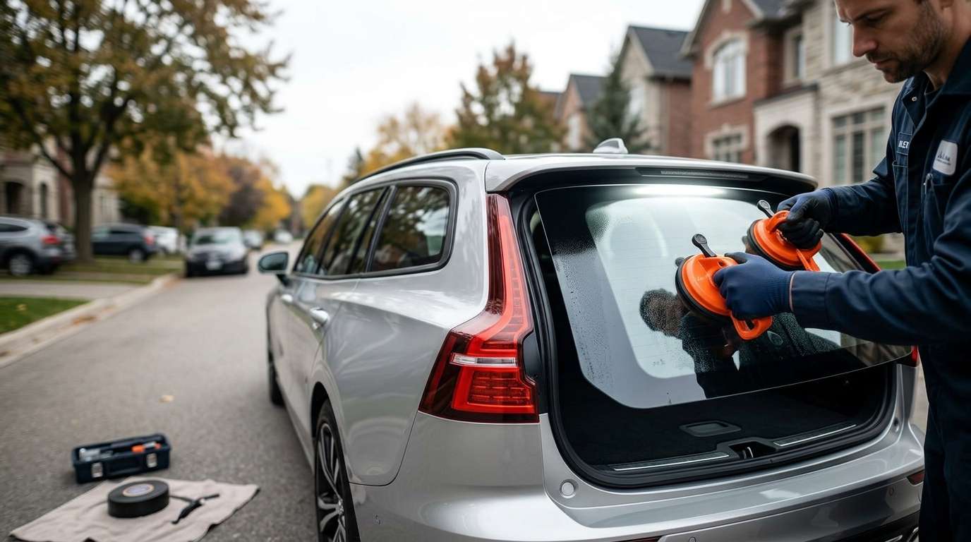 Back Glass Replacement for Volvo V60 Wagon 2019-2025 by Alexwindshield