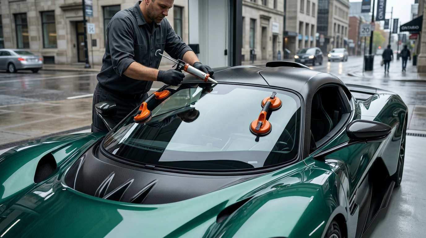 Windshield Replacement for Aston Martin Valhalla 2024-2027 by Alexwindshield