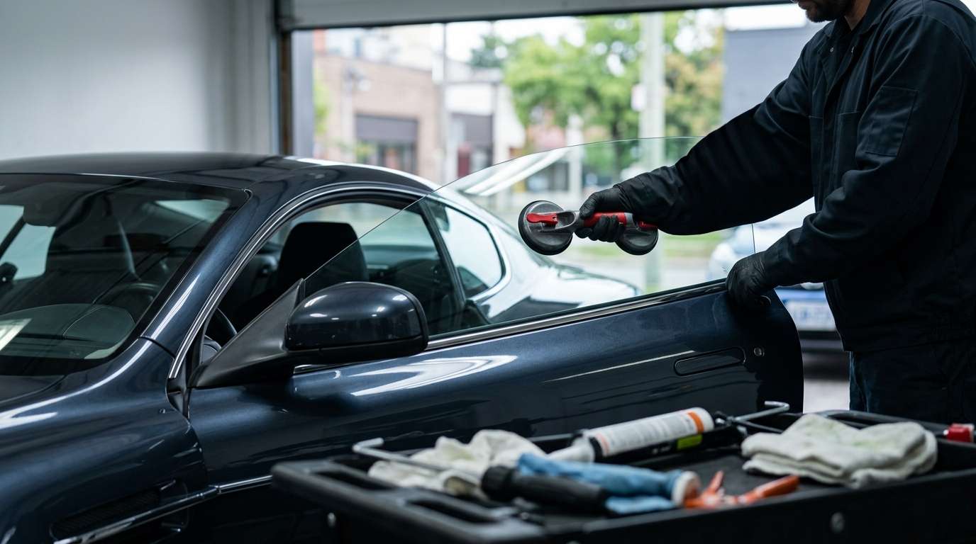 Door Glass Replacement for Aston Martin Virage 2011-2012 by Alexwindshield