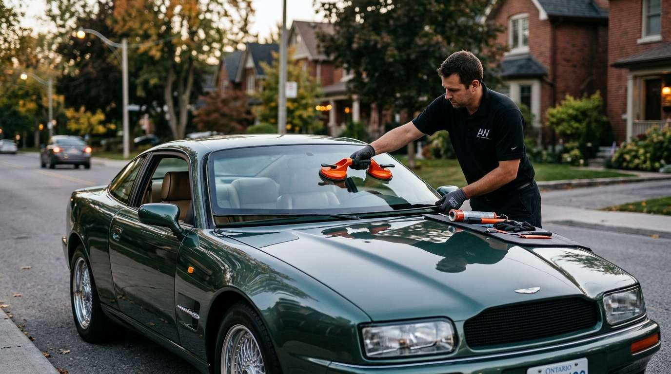 Windshield Replacement for Aston Martin Virage 1989-1996 by Alexwindshield