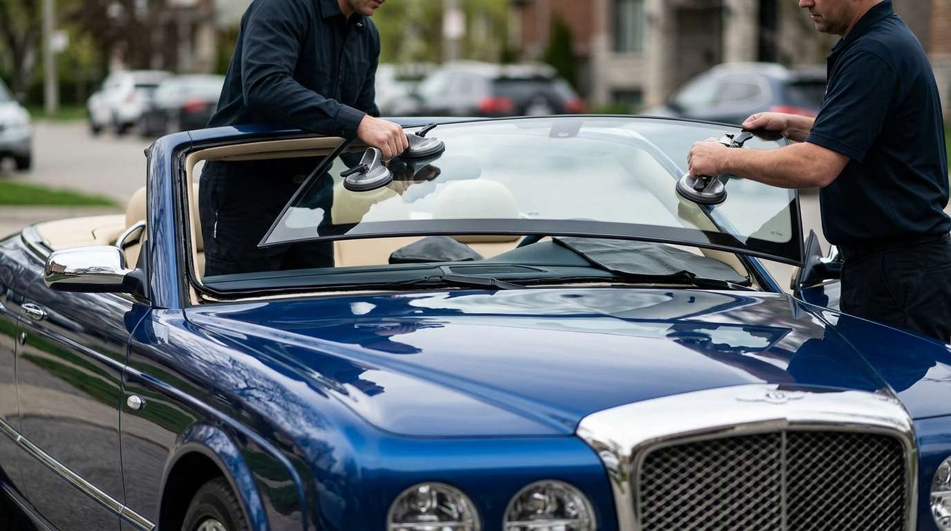 Windshield Replacement for Bentley Azure 2006-2011 by Alexwindshield