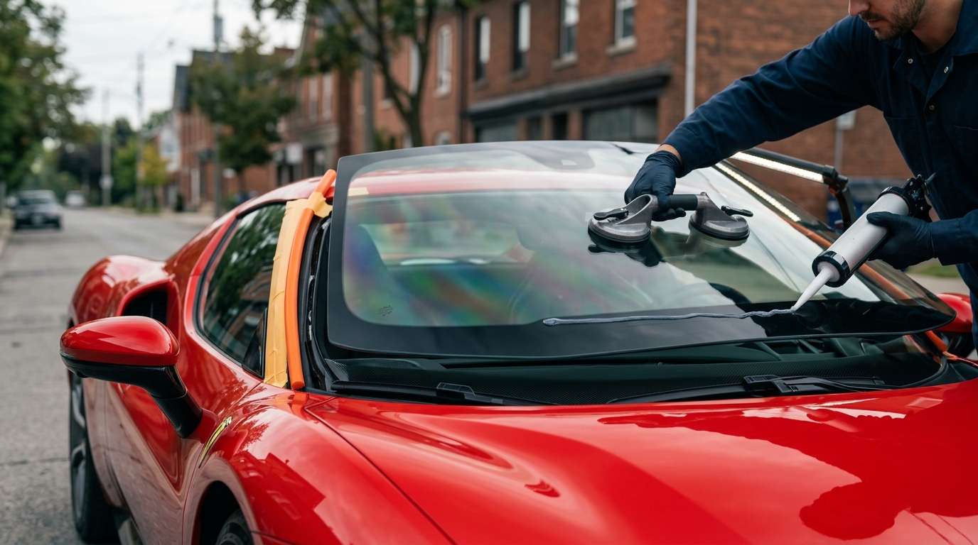 Windshield Replacement for Ferrari 296 GTB / GTS 2022-2027 by Alexwindshield