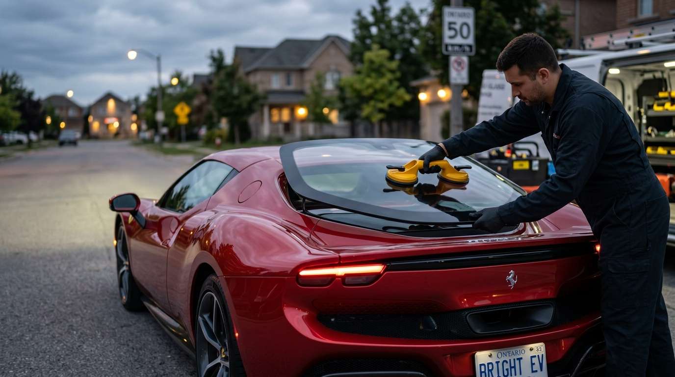 Back Glass Replacement for Ferrari Luce (EV) 2026-2027 by Alexwindshield