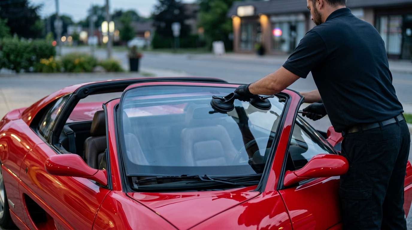 Windshield Replacement for Ferrari F355 / Spider / GTS 1994-1999 by Alexwindshield