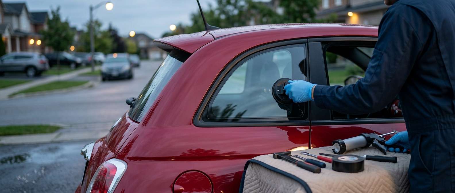 Vent Glass Replacement for Fiat 500 Hatchback / Convertible 2012-2019 by Alexwindshield