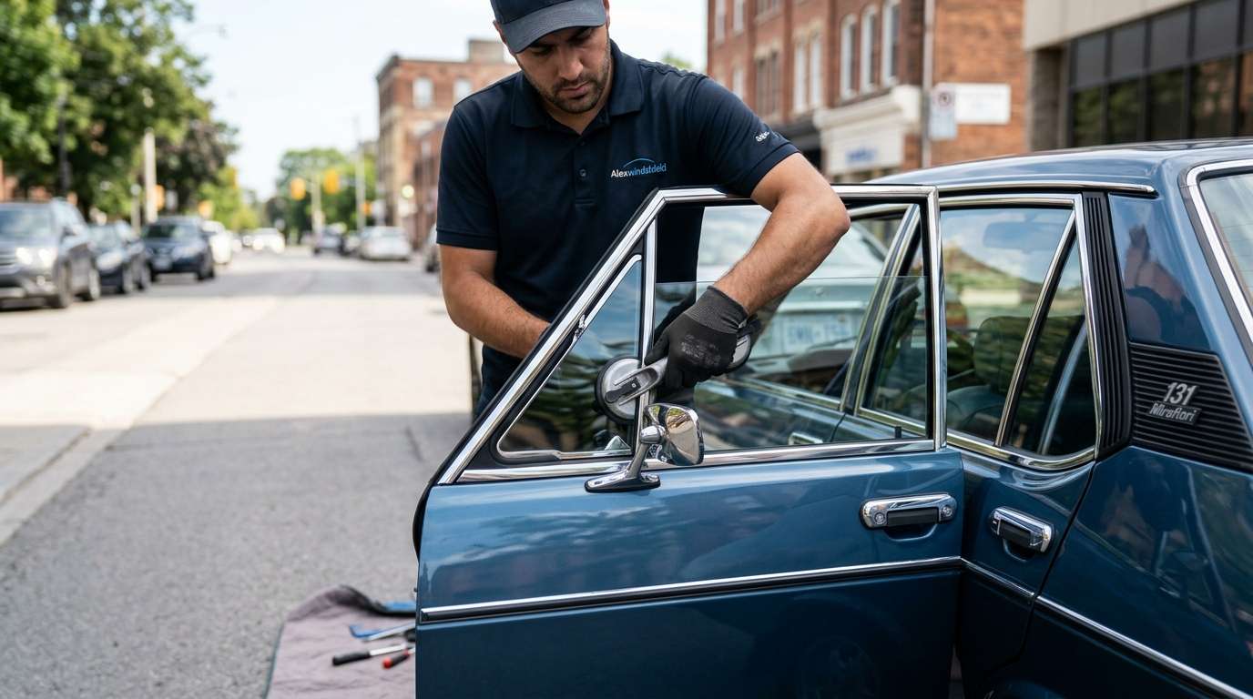 Vent Glass Replacement for Fiat 131 / Brava 1974-1984 by Alexwindshield