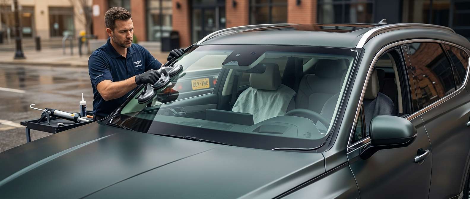 Windshield Replacement for Genesis GV90 (Large EV) 2026-2027 by Alexwindshield