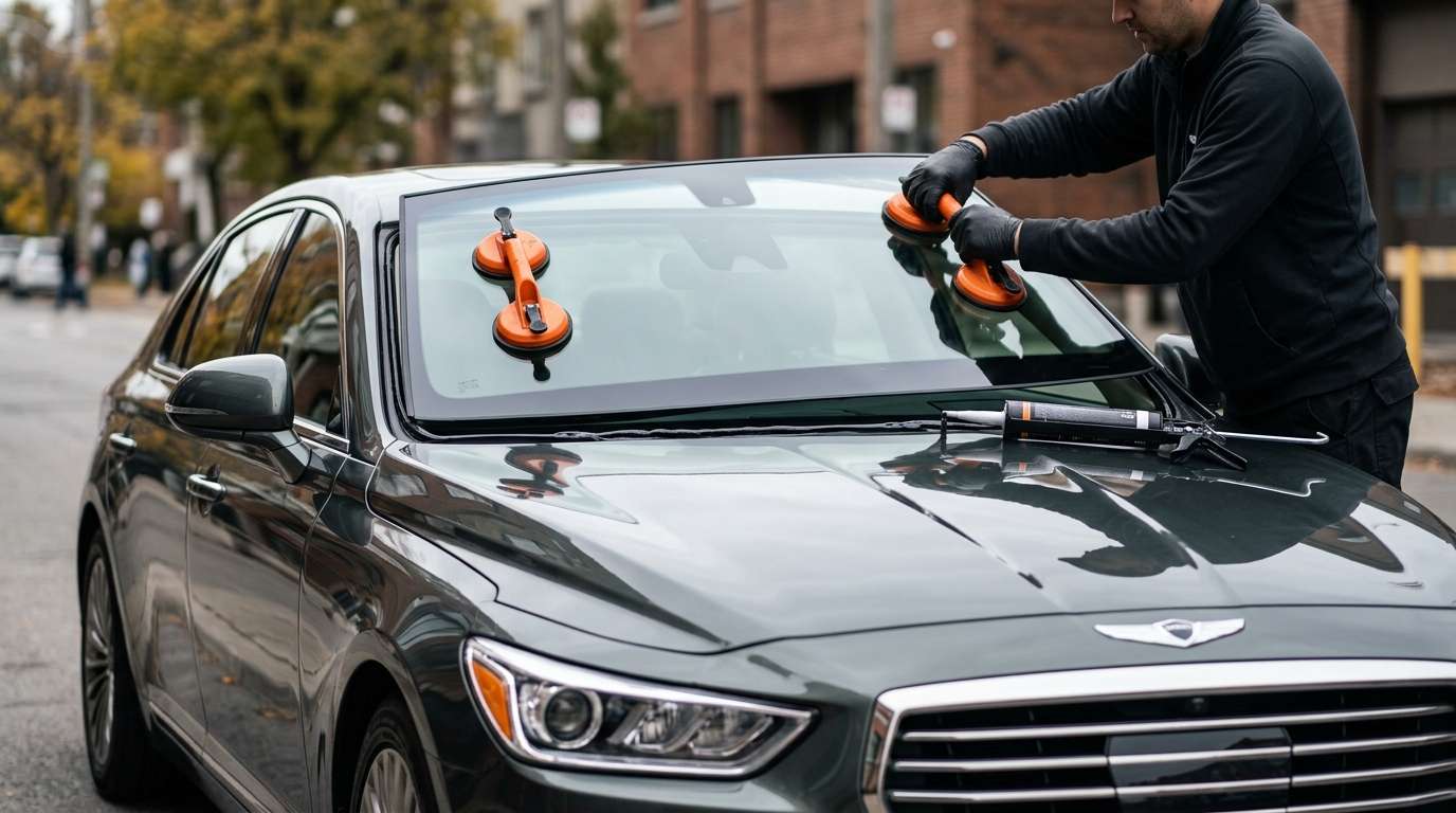Windshield Replacement for Genesis G90 2017-2022 by Alexwindshield