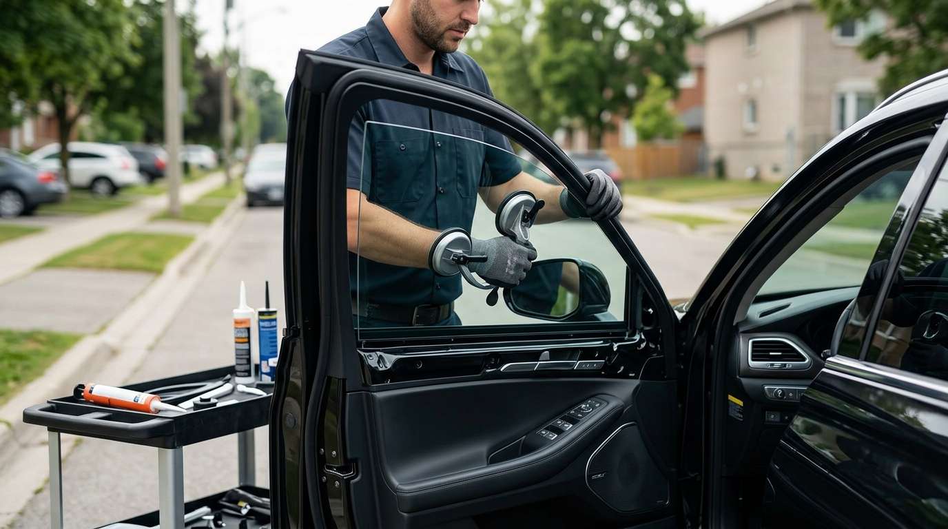 Door Glass Replacement for Genesis G90 2017-2022 by Alexwindshield