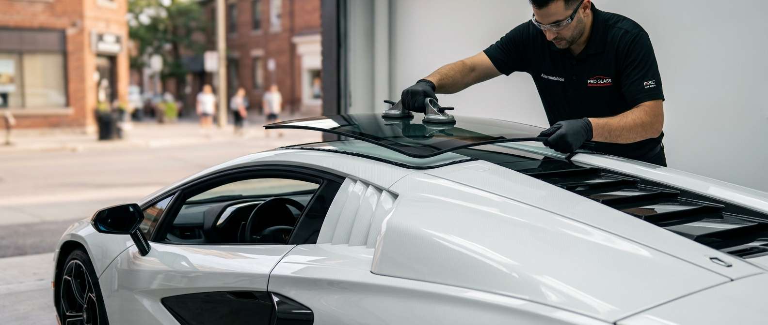 Sunroof Replacement for Lamborghini Countach LPI 800-4 2022 by Alexwindshield