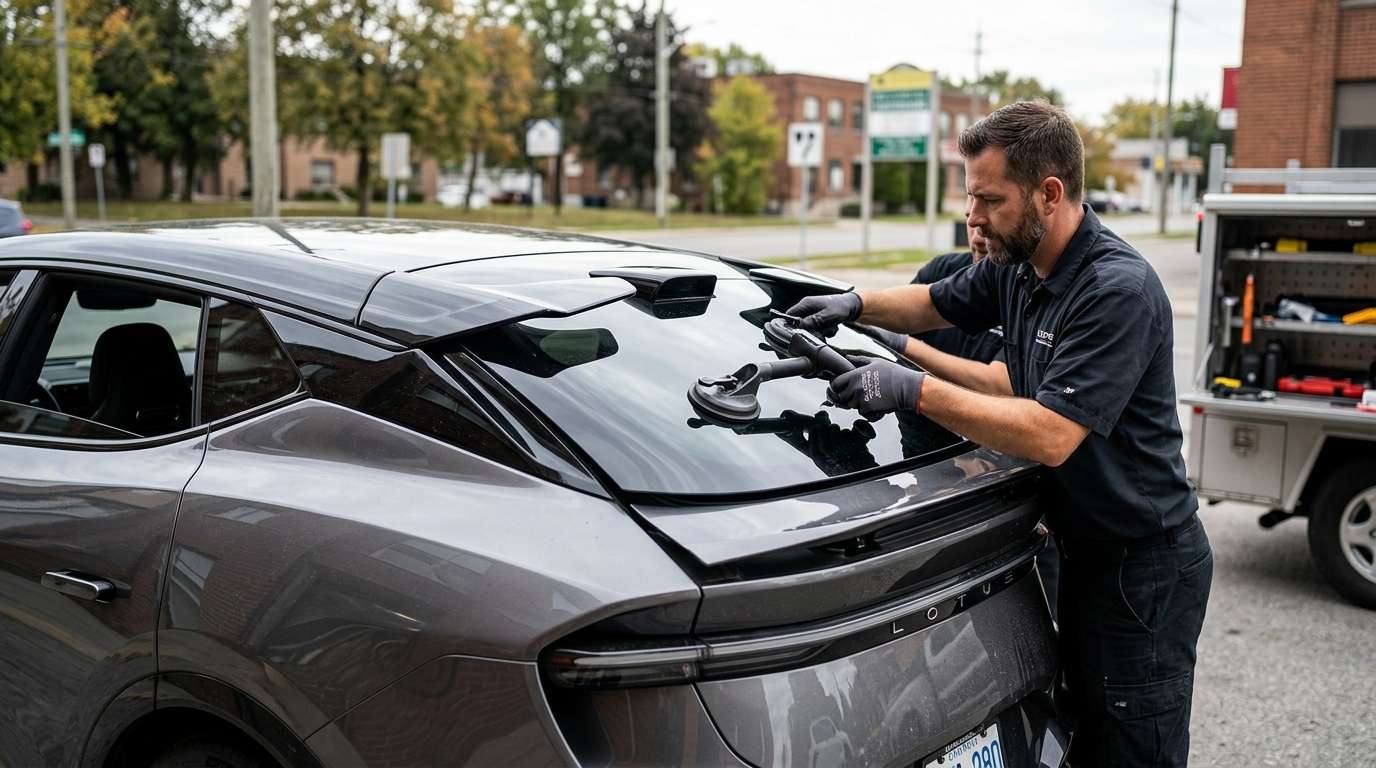 Back Glass Replacement for Lotus Eletre (Hyper-SUV) 2023-2027 by Alexwindshield