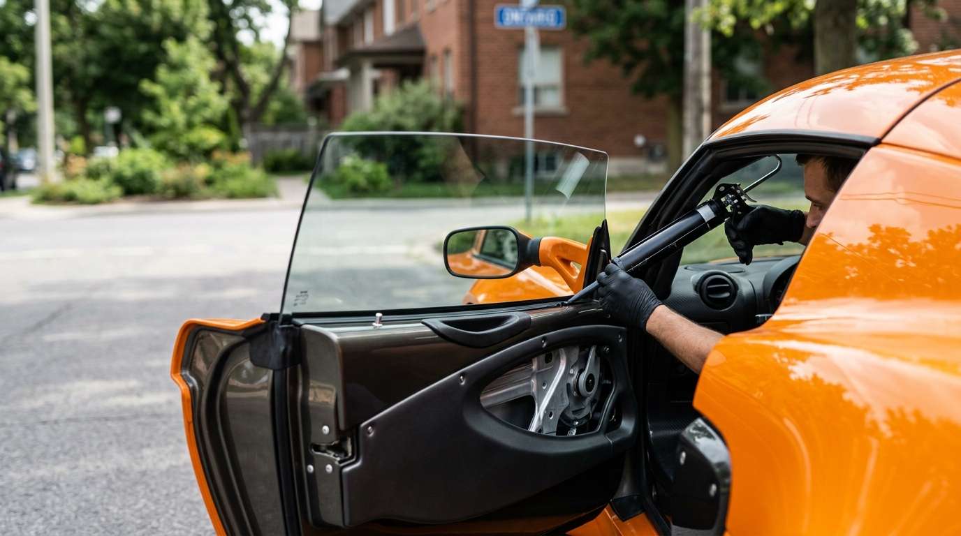 Door Glass Replacement for Lotus Elise (S1/S2/S3) 1996-2021 by Alexwindshield