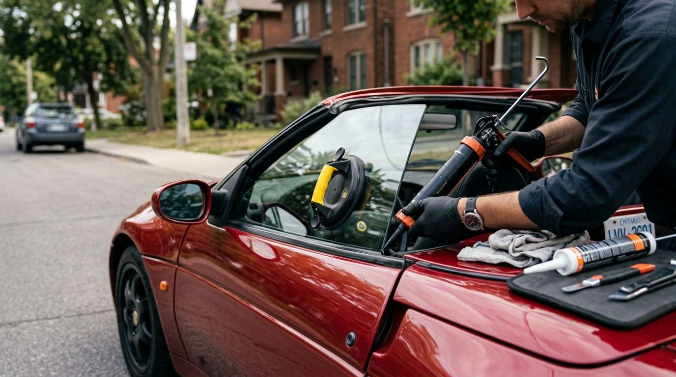 Vent Glass Replacement for Lotus Elan (M100) 1989-1995 by Alexwindshield