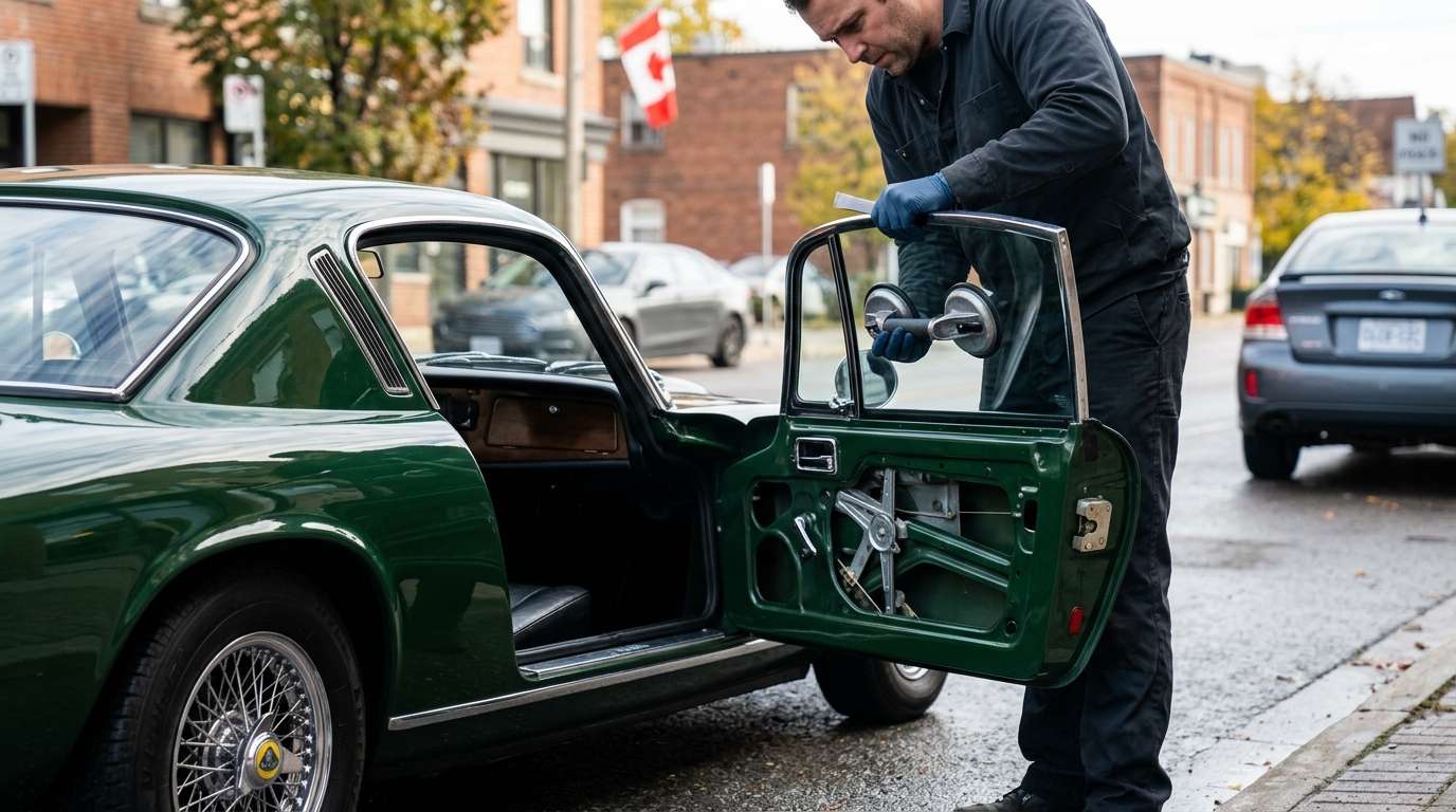Door Glass Replacement for Lotus Elan +2 1967-1975 by Alexwindshield