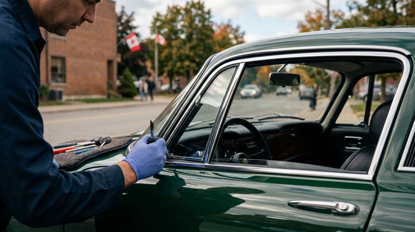 Vent Glass Replacement for Lotus Elan +2 1967-1975 by Alexwindshield