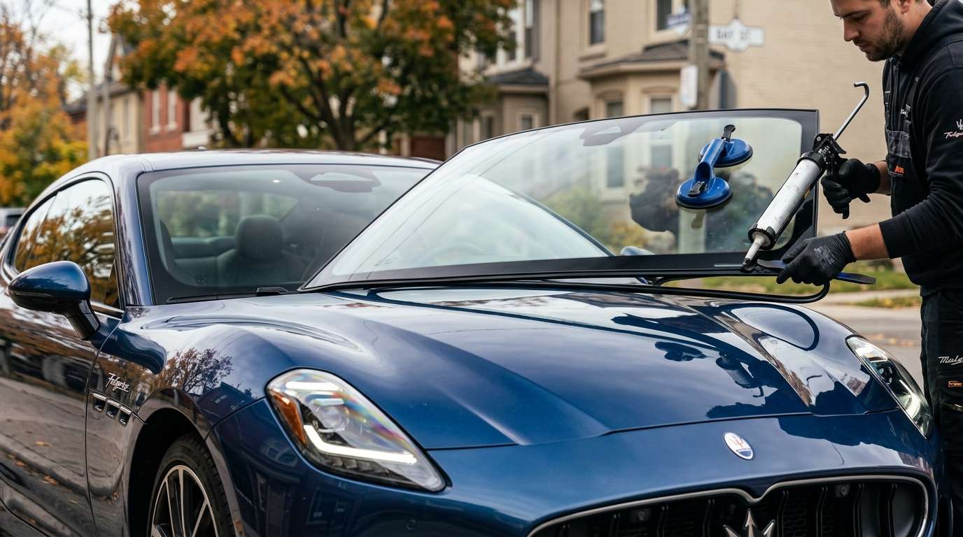 Windshield Replacement for Maserati GranTurismo/Cabrio Folgore (EV) 2025-2027 by Alexwindshield