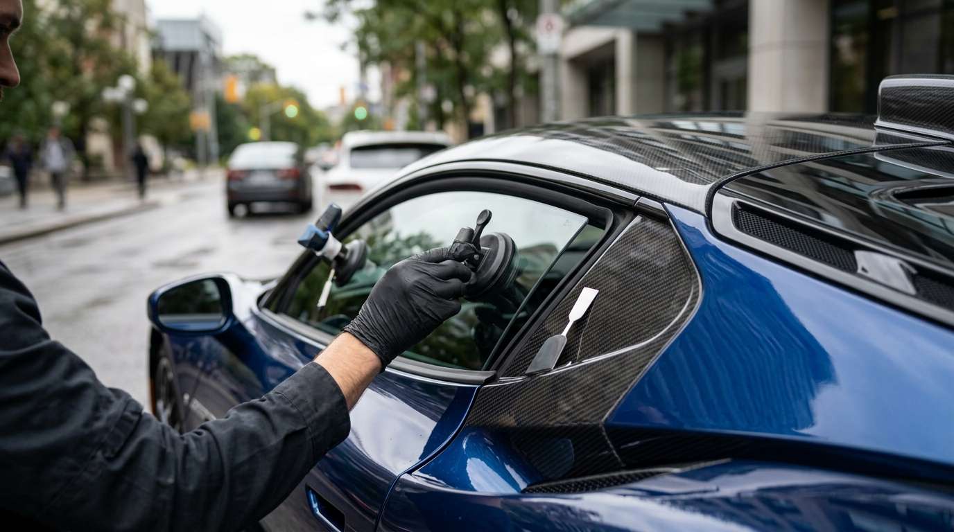 Vent Glass Replacement for Maserati GT2 Stradale 2025-2027 by Alexwindshield