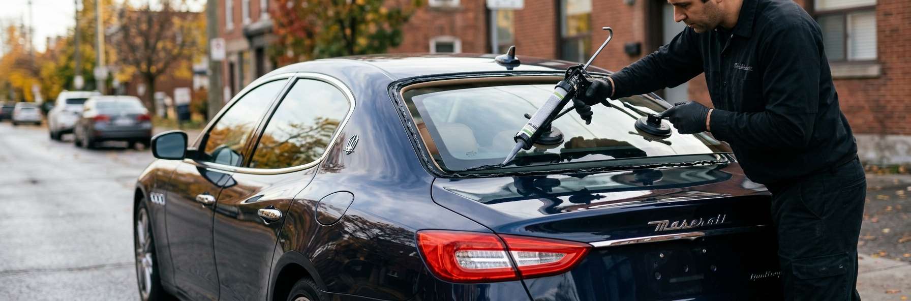 Back Glass Replacement for Maserati Quattroporte 2004-2012 by Alexwindshield