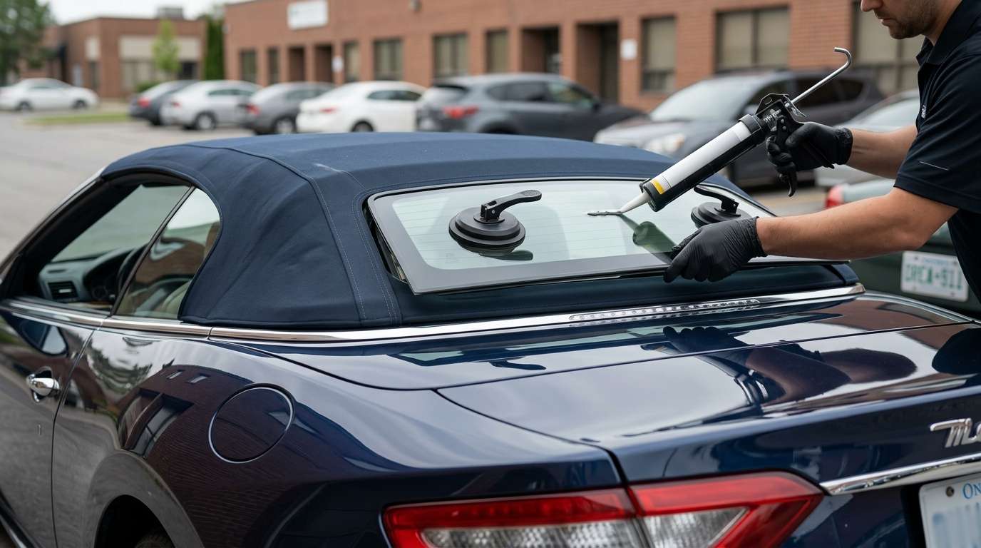 Back Glass Replacement for Maserati GranCabrio 2010-2019 by Alexwindshield