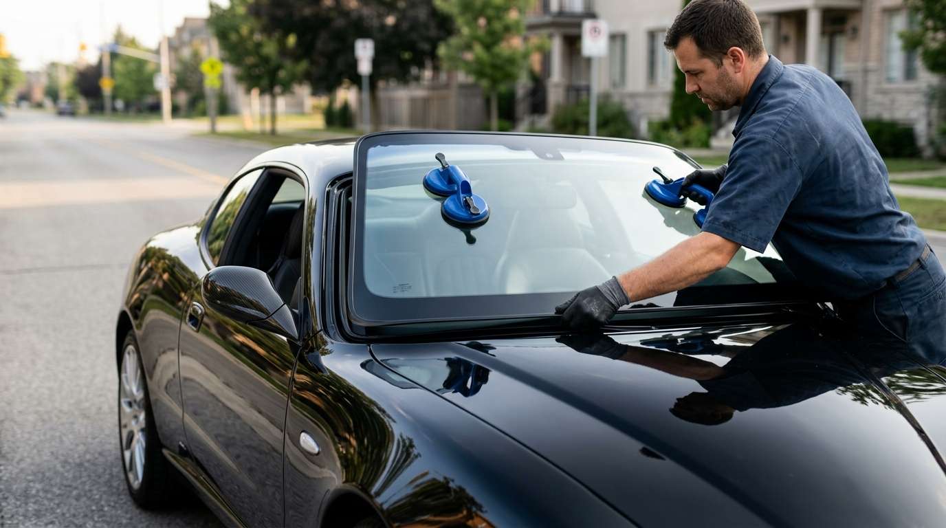 Windshield Replacement for Maserati GranSport / GranSport Spyder 2004-2007 by Alexwindshield