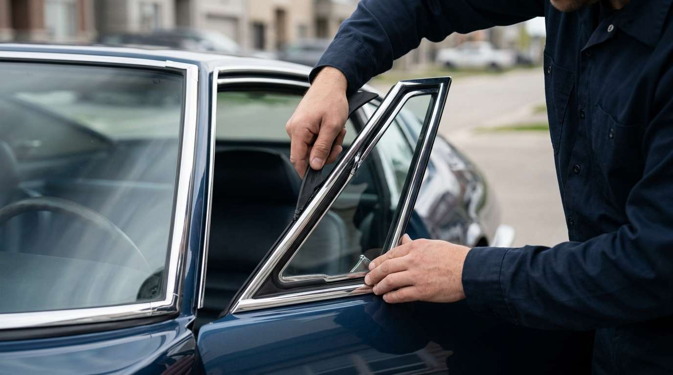 Vent Glass Replacement for Maserati Ghibli 1967-1973 by Alexwindshield