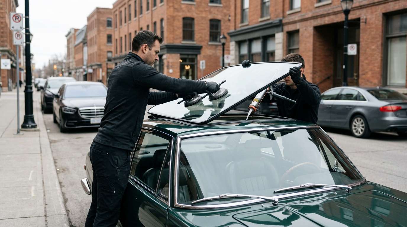 Sunroof Replacement for Maserati Mexico 1966-1972 by Alexwindshield