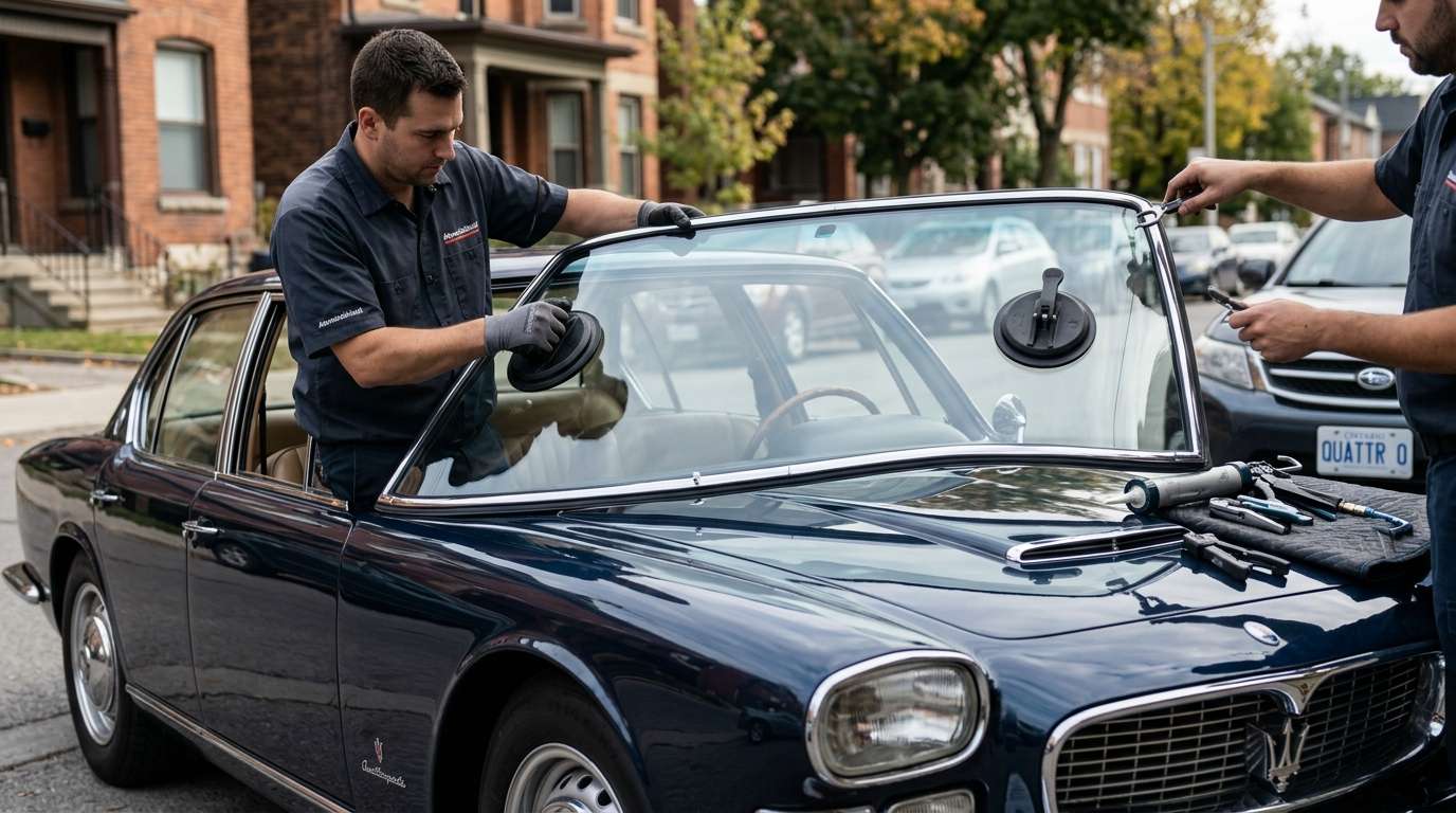 Windshield Replacement for Maserati Quattroporte 1963-1969 by Alexwindshield