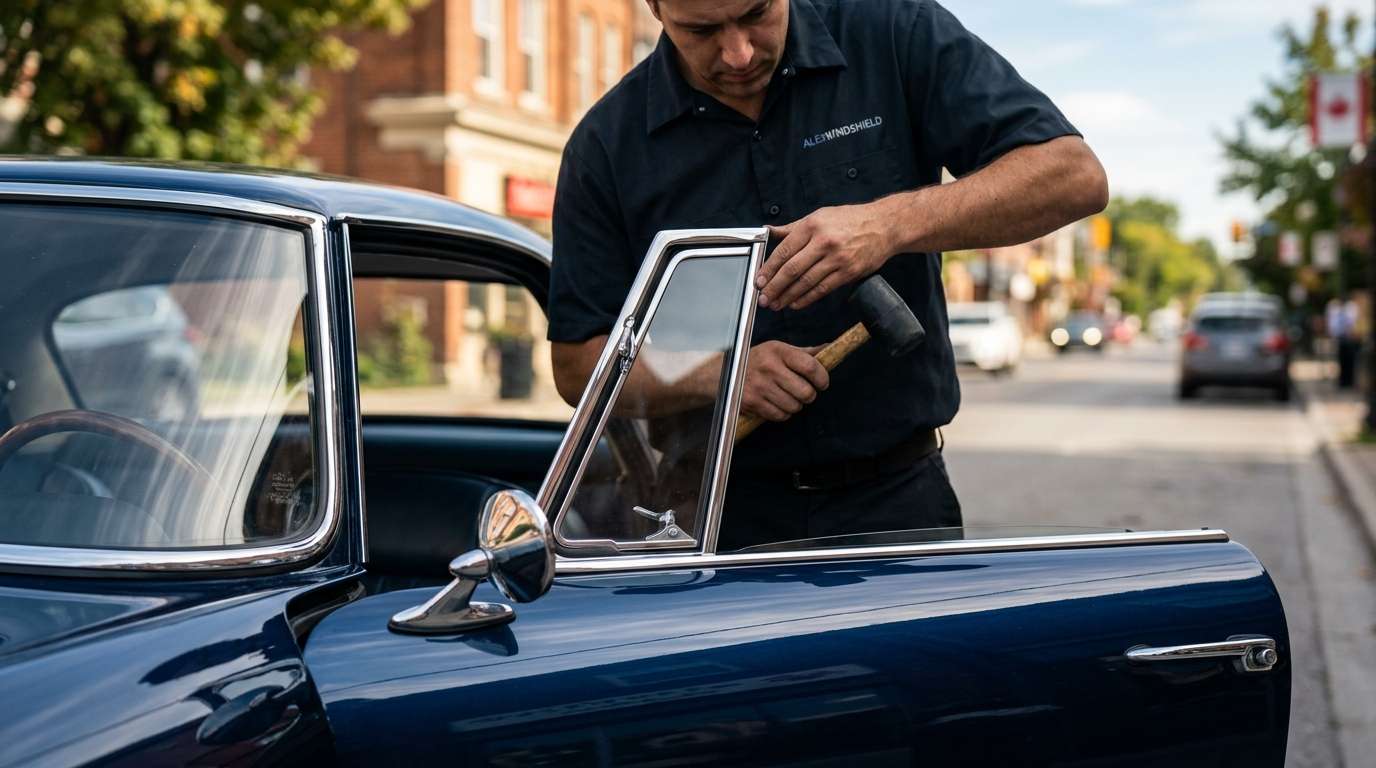 Vent Glass Replacement for Maserati 3500 GT / GTI 1957-1964 by Alexwindshield