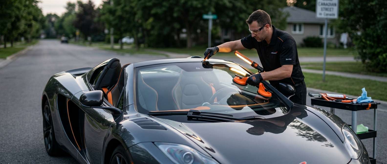 Windshield Replacement for McLaren 12C / MP4-12C Coupe / Spider 2011-2014 by Alexwindshield