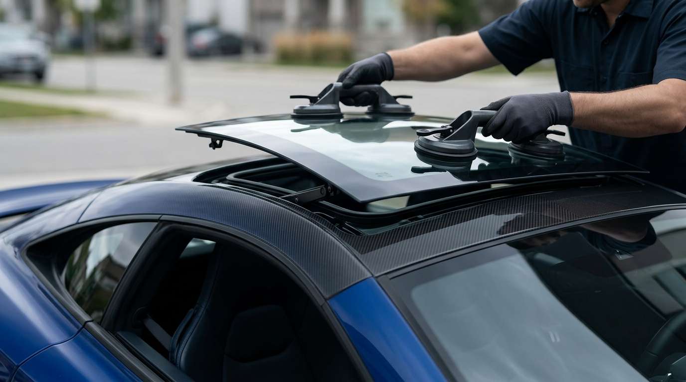 Sunroof Replacement for McLaren 12C / MP4-12C Coupe / Spider 2011-2014 by Alexwindshield