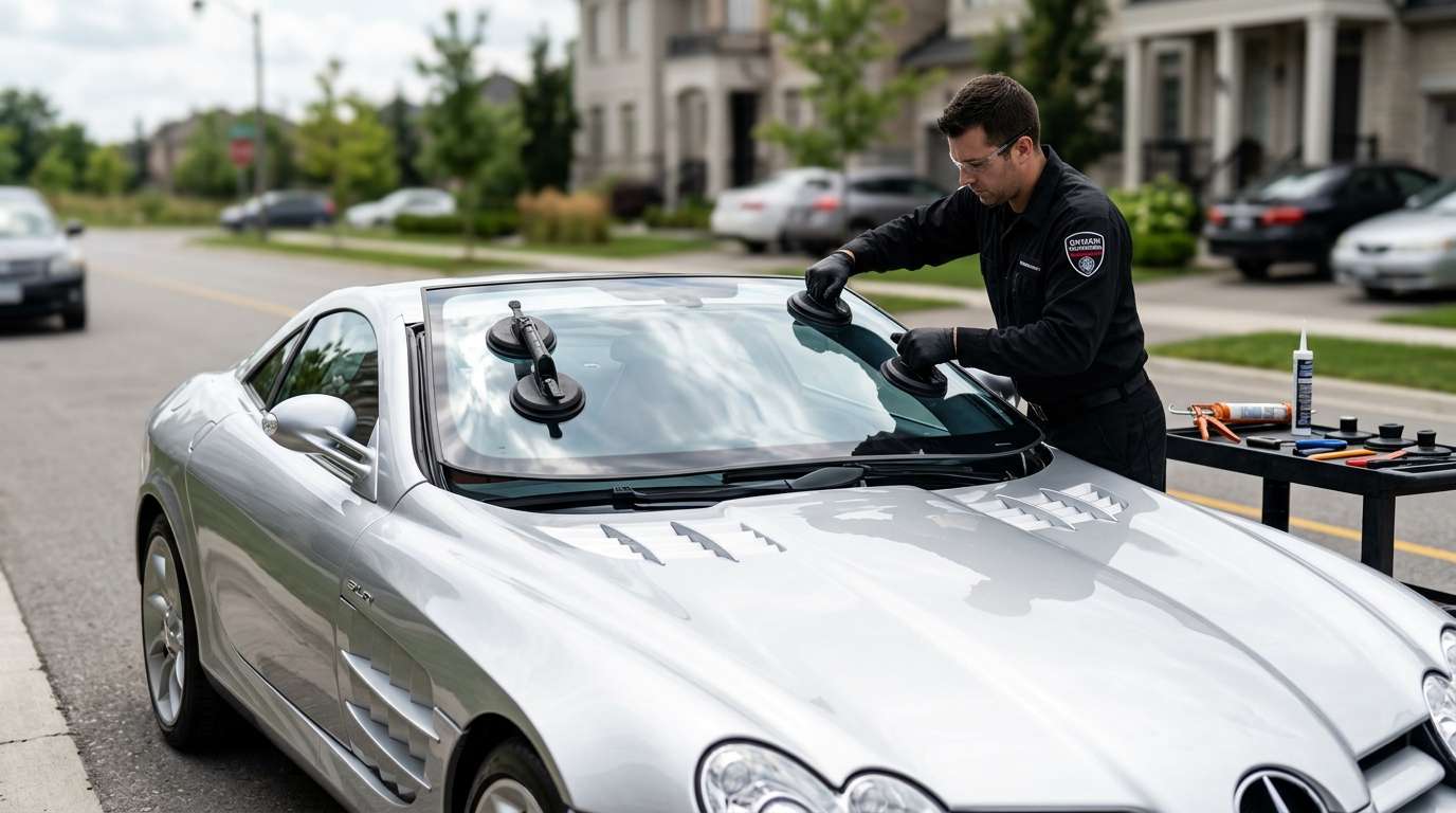 Windshield Replacement for McLaren McLaren Mercedes SLR 2003-2010 by Alexwindshield