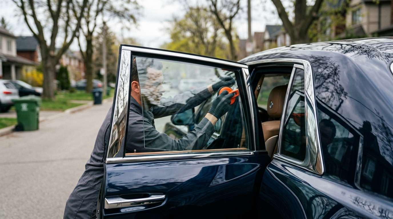 Vent Glass Replacement for Rolls-Royce Phantom VIII / Series II 2018-2027 by Alexwindshield