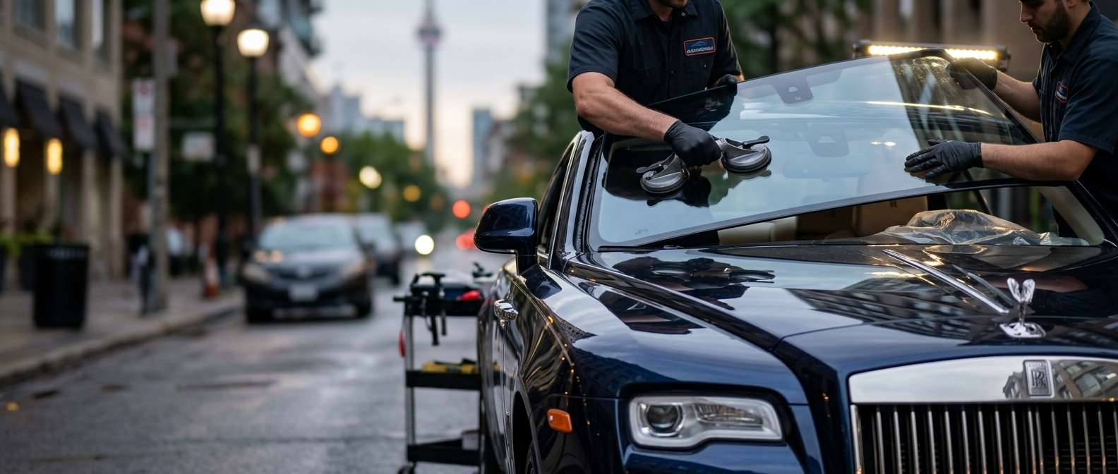 Windshield Replacement for Rolls-Royce Wraith 2013-2023 by Alexwindshield