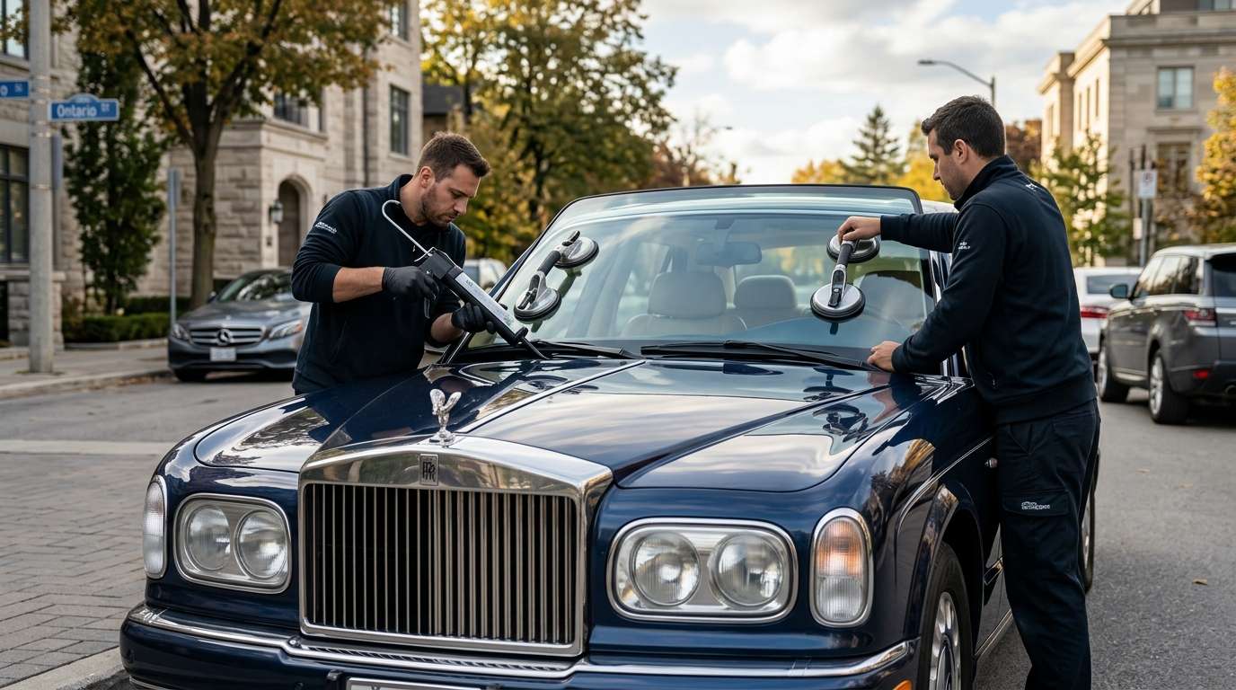 Windshield Replacement for Rolls-Royce Silver Seraph 1998-2002 by Alexwindshield