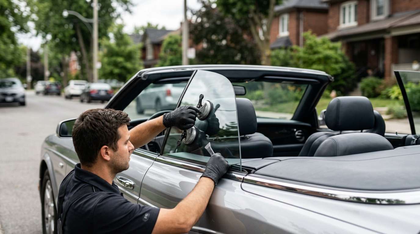Quarter Glass Replacement for Rolls-Royce Corniche V 2000-2002 by Alexwindshield