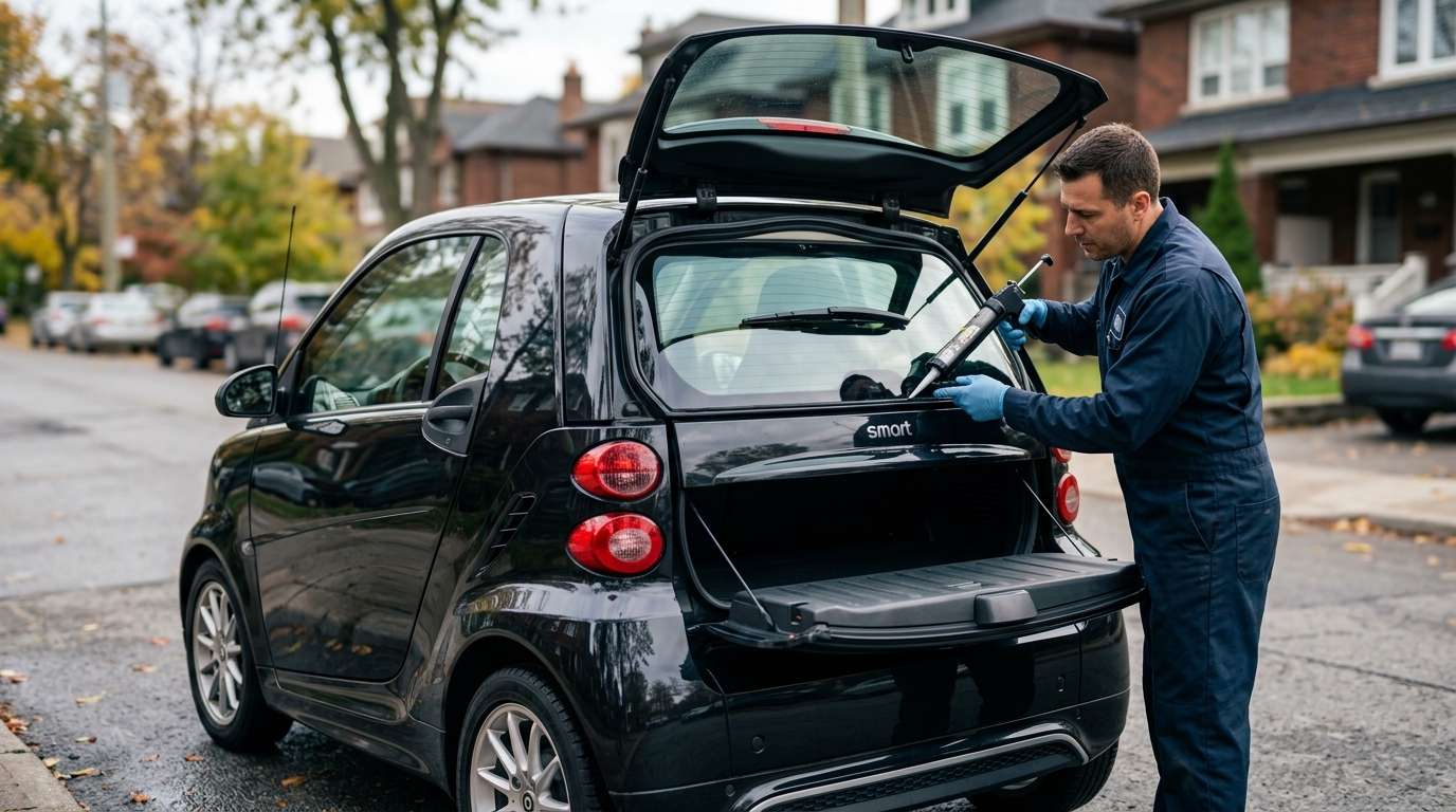 Back Glass Replacement for Smart Fortwo 2008-2015 (W451) by Alexwindshield