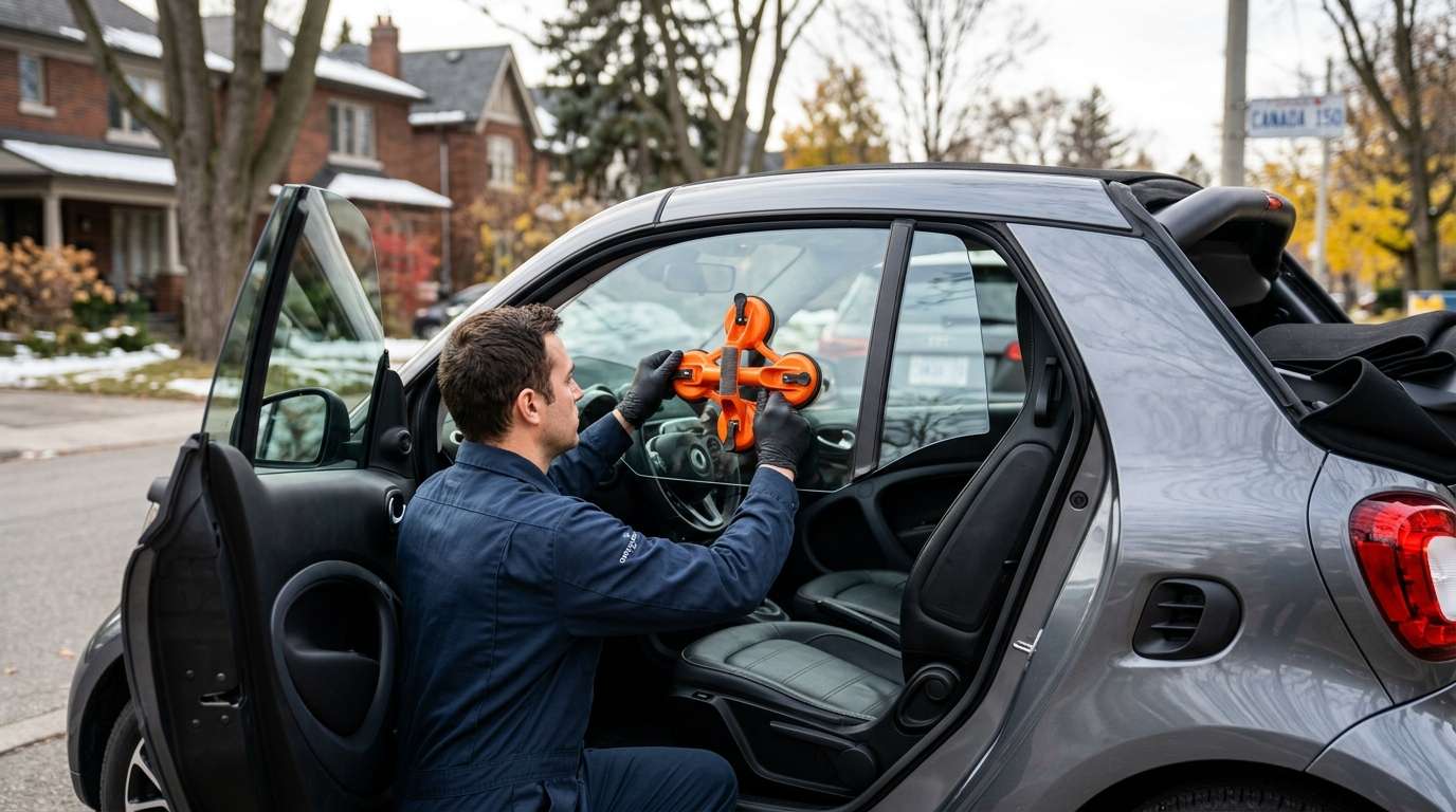 Door Glass Replacement for Smart Fortwo Cabrio 2000-2024 by Alexwindshield