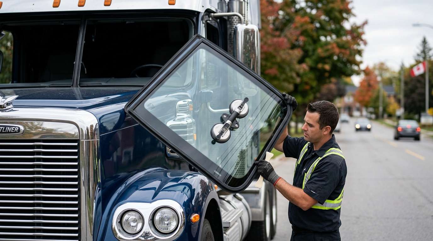 Windshield Replacement for Freightliner Coronado 2004-2014 by Alexwindshield