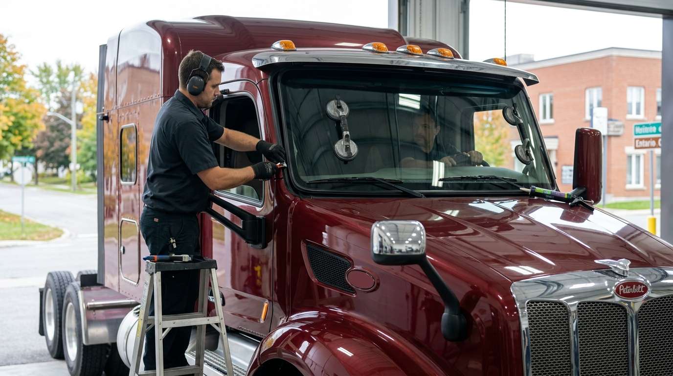 Windshield Replacement for Peterbilt 365 2010-2025 by Alexwindshield