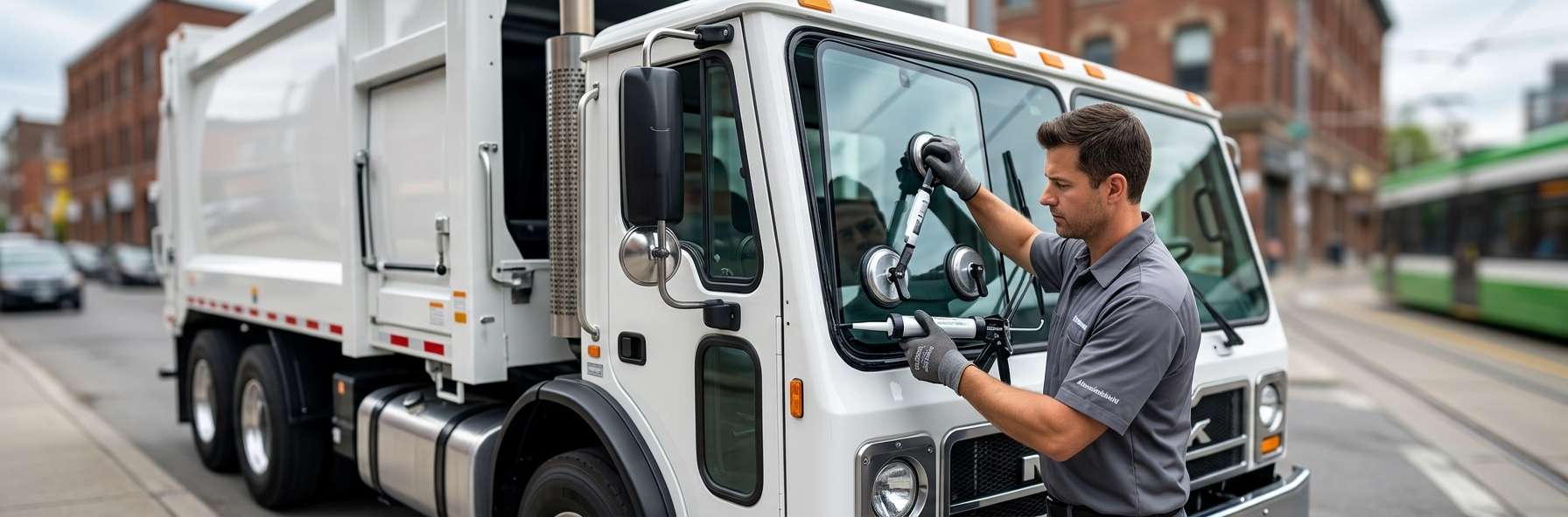 Door Glass Replacement for Mack LR 2016-2025 by Alexwindshield