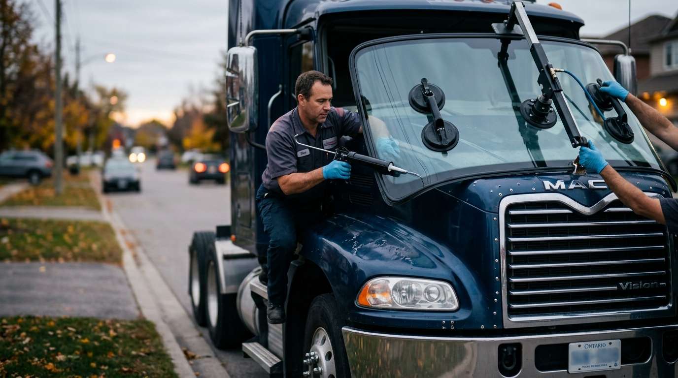Windshield Replacement for Mack Vision CX 2001-2014 by Alexwindshield