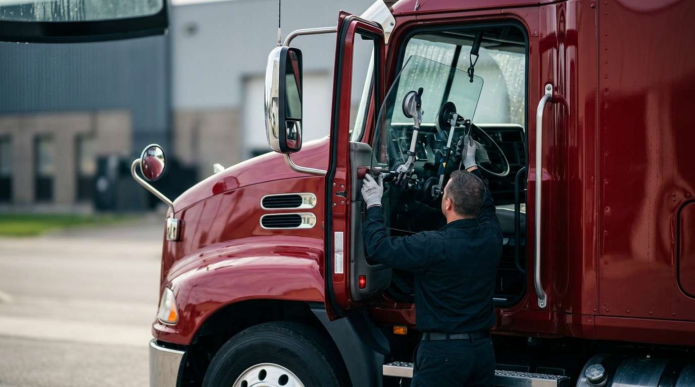 Door Glass Replacement for Mack Vision CX 2001-2014 by Alexwindshield
