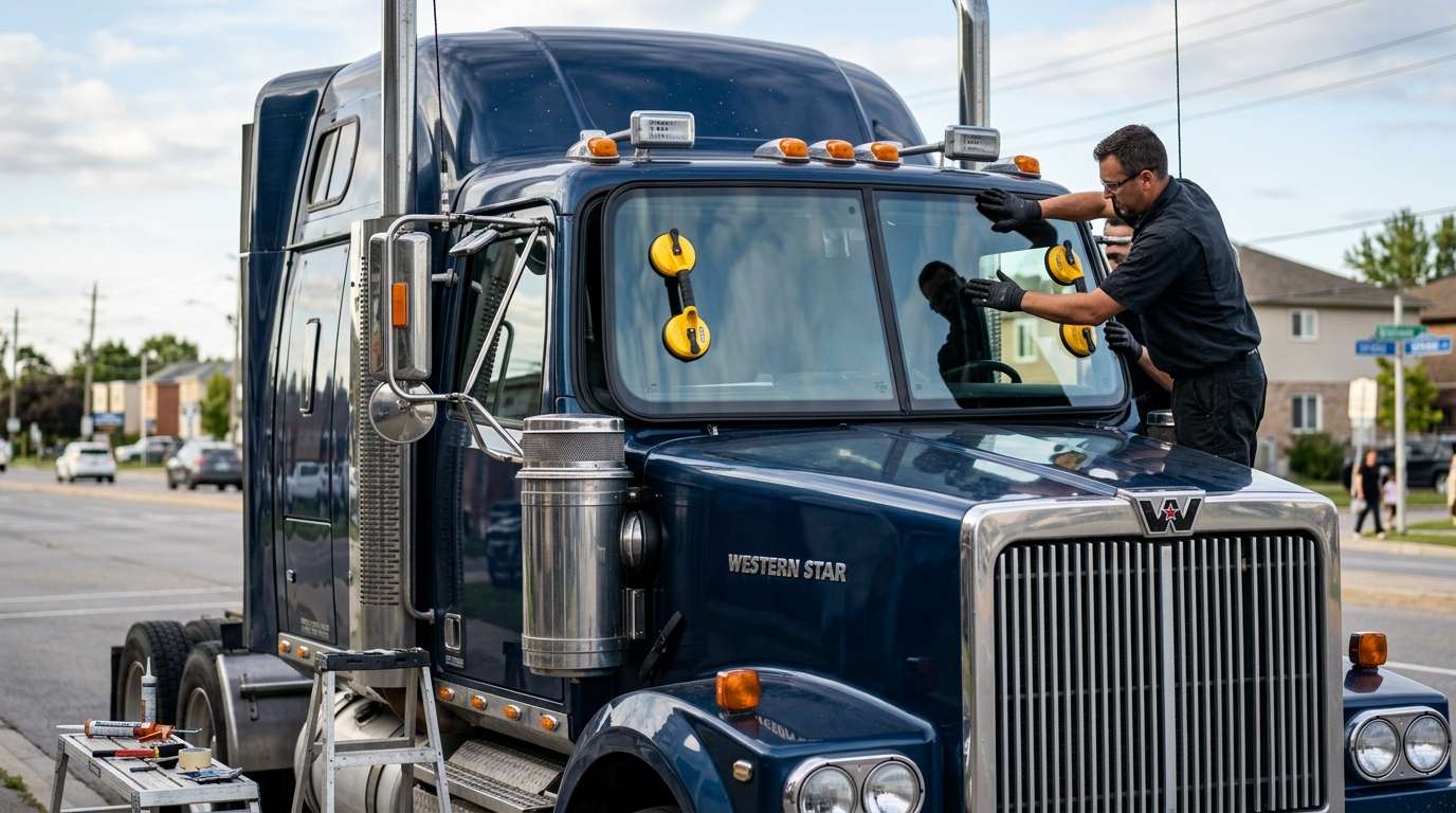 Windshield Replacement for Western Star 4900SB 1990-2019 by Alexwindshield