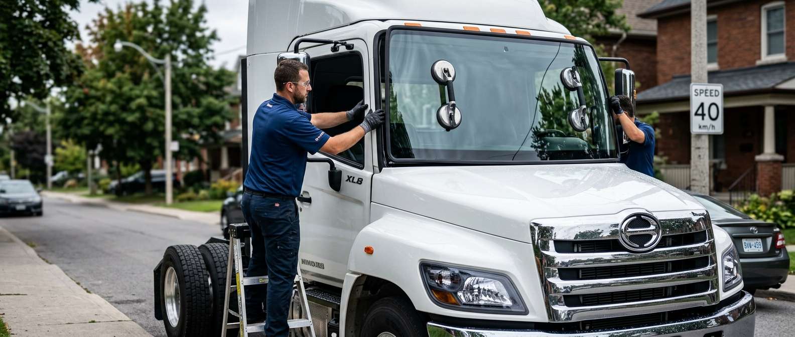 Windshield Replacement for Hino XL8 2021-2025 by Alexwindshield
