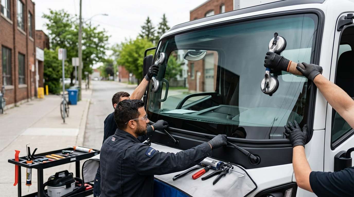 Windshield Replacement for Lion Electric Lion8 2020-2025 by Alexwindshield